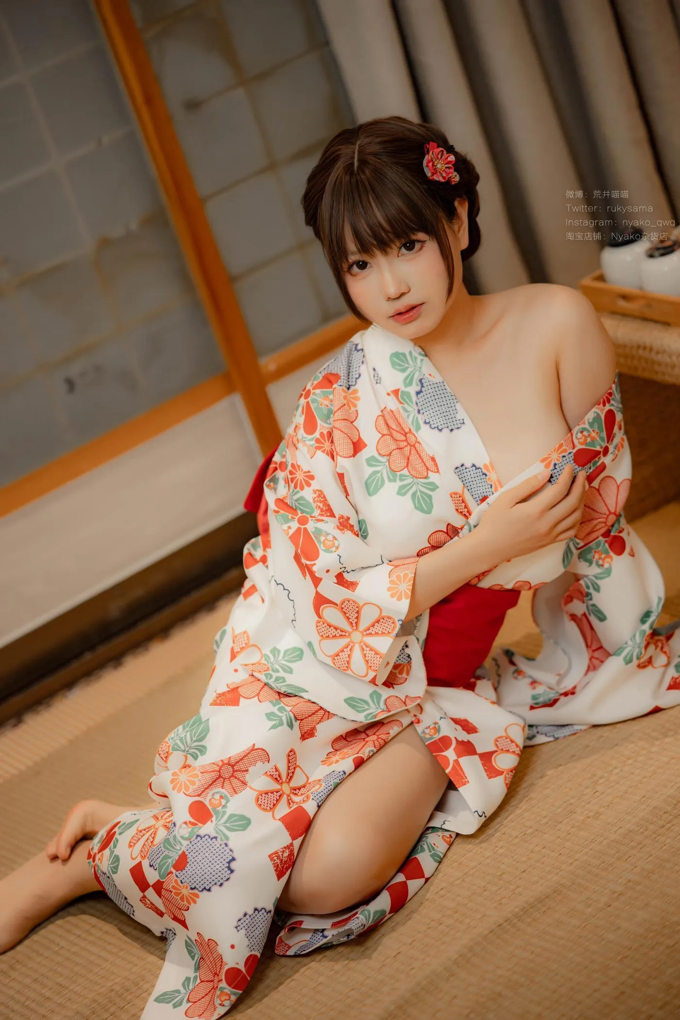 Nyako喵子 – NO.58 和风烂漫正片自拍-电子版41 和风烂漫-浴衣 [86P]插图